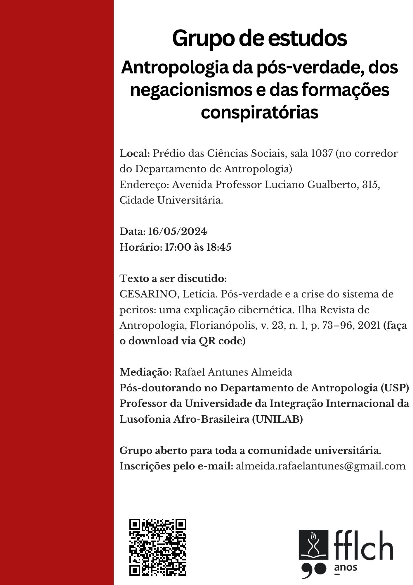 Study Group: Anthropology of Post-Truth, Denialism and Conspiratorial Formations