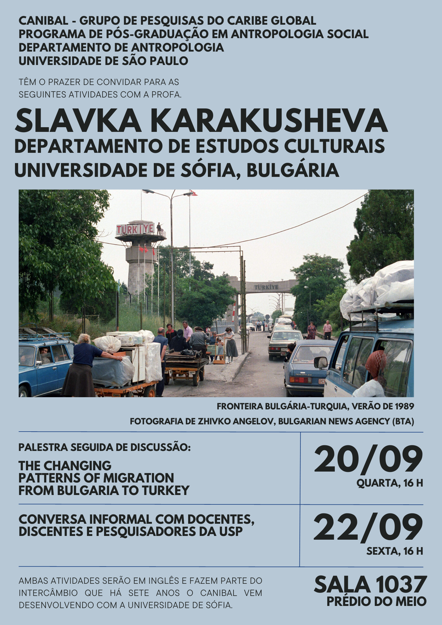 CANIBAL Study Group invites professor Slavka Karakusheva (Sofia University, Bulgaria)