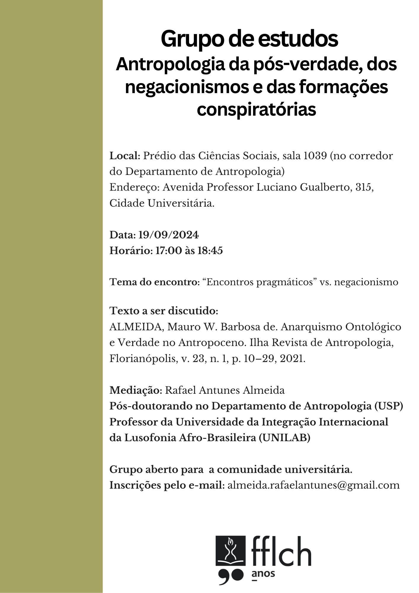 Study Group: Anthropology of Post-Truth, Denialism and Conspiracy Formations – 6th meeting