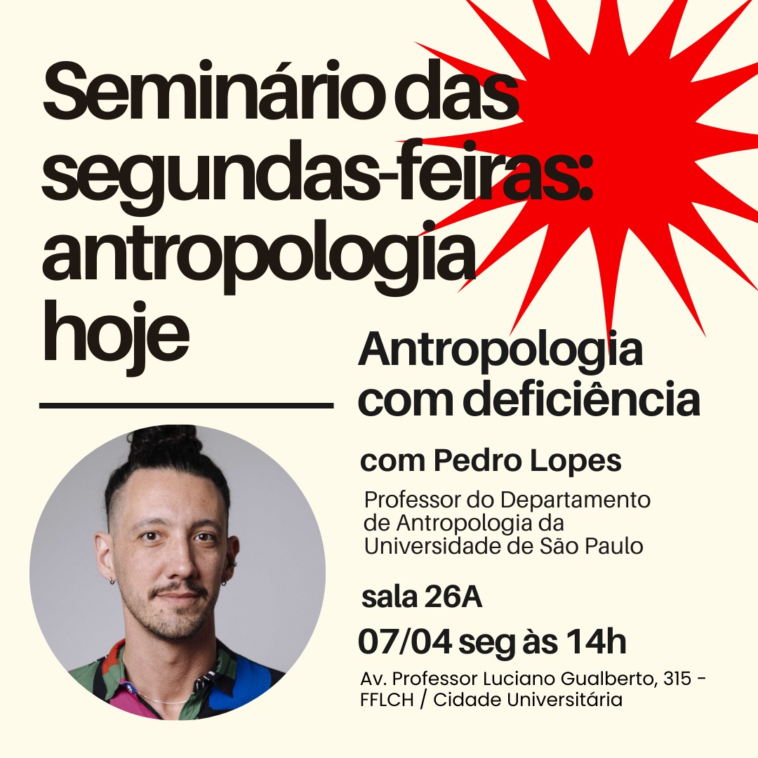 Anthropology with Disabilities - Monday Seminar – Anthropology Today